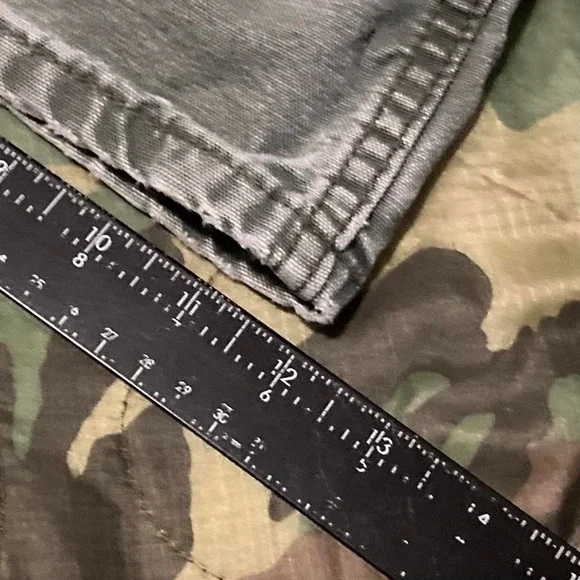 Dickies faded sage‎ carpenter shorts vtg y2k Mexico size 36/13 - Picture 8 of 8